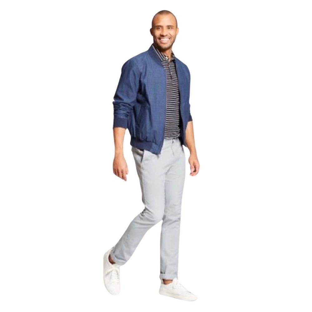 Men's Skinny Fit Chino Pants - Goodfellow & Co™ Masonry Gray